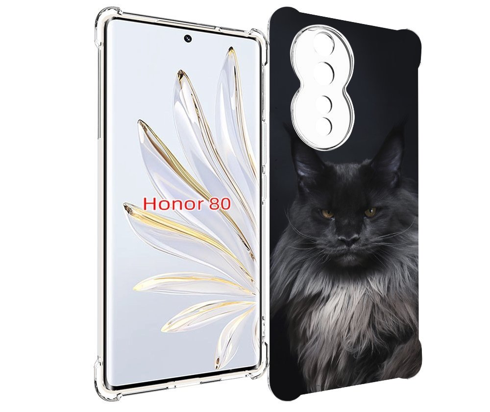 Чехол MyPads кошка меи?н кун 2 для Honor 80