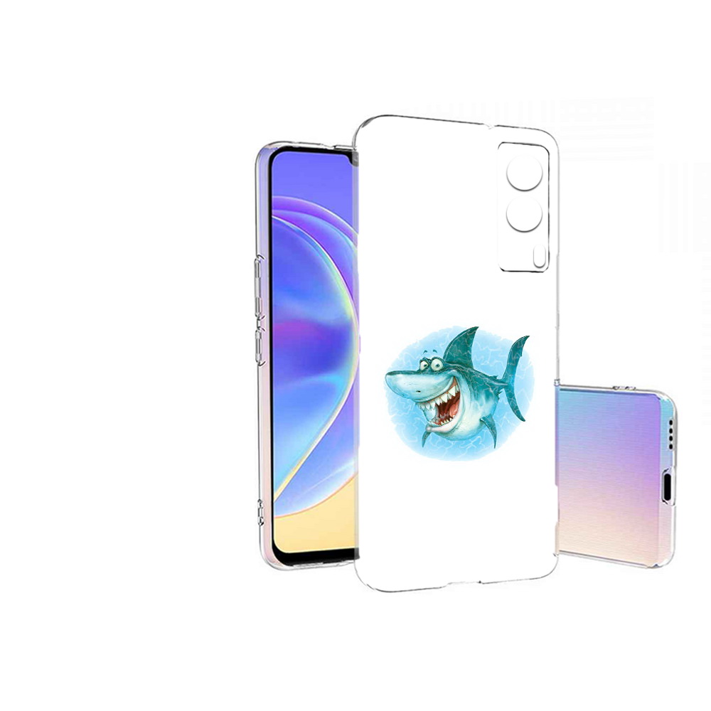 

Чехол MyPads Tocco для Vivo V21E веселая акула (PT161736.380.261), Прозрачный, Tocco