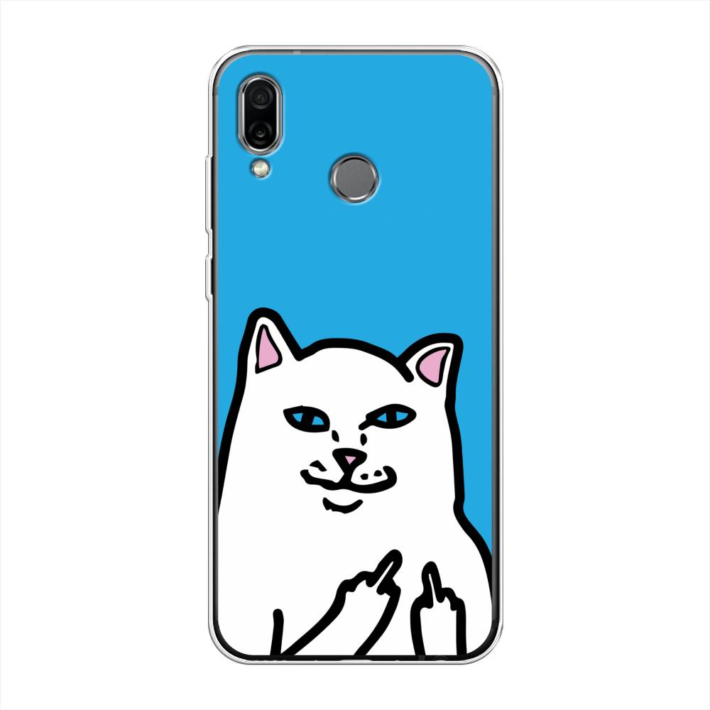 

Чехол Awog на Honor Play "Кот жесть", Разноцветный, 66250-9