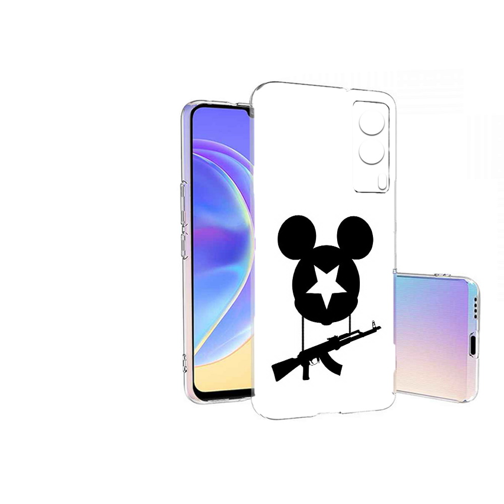 

Чехол MyPads Tocco для Vivo V21E АК Микки (PT161736.380.26), Прозрачный, Tocco
