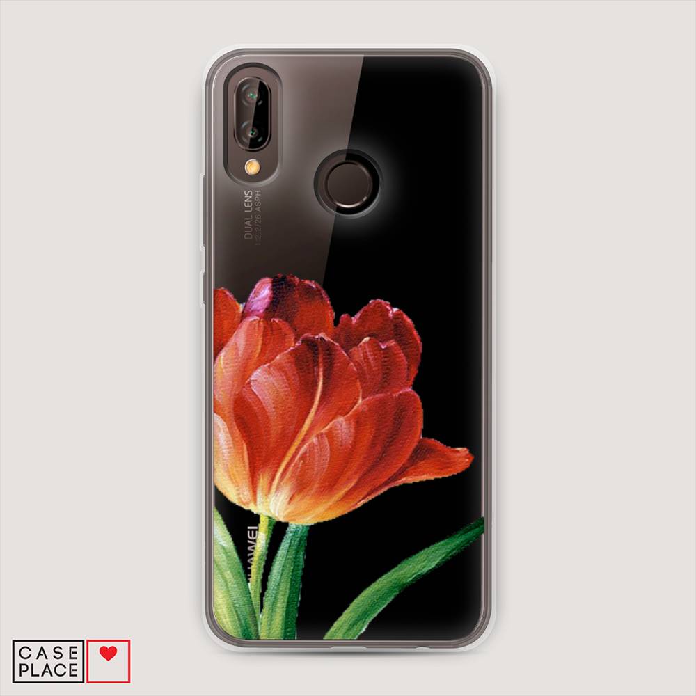 

Чехол Awog "Красный тюльпан" для Huawei Nova 3