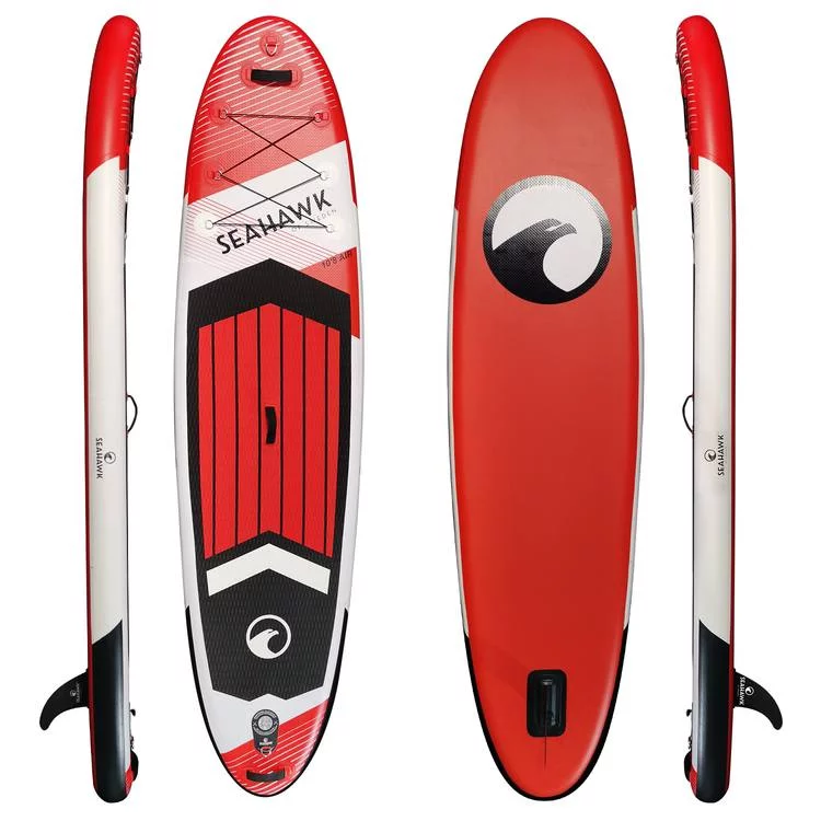 

SUP-борд надувной Seahawk 10,8 красный, Красный;белый;черный, Seahawk