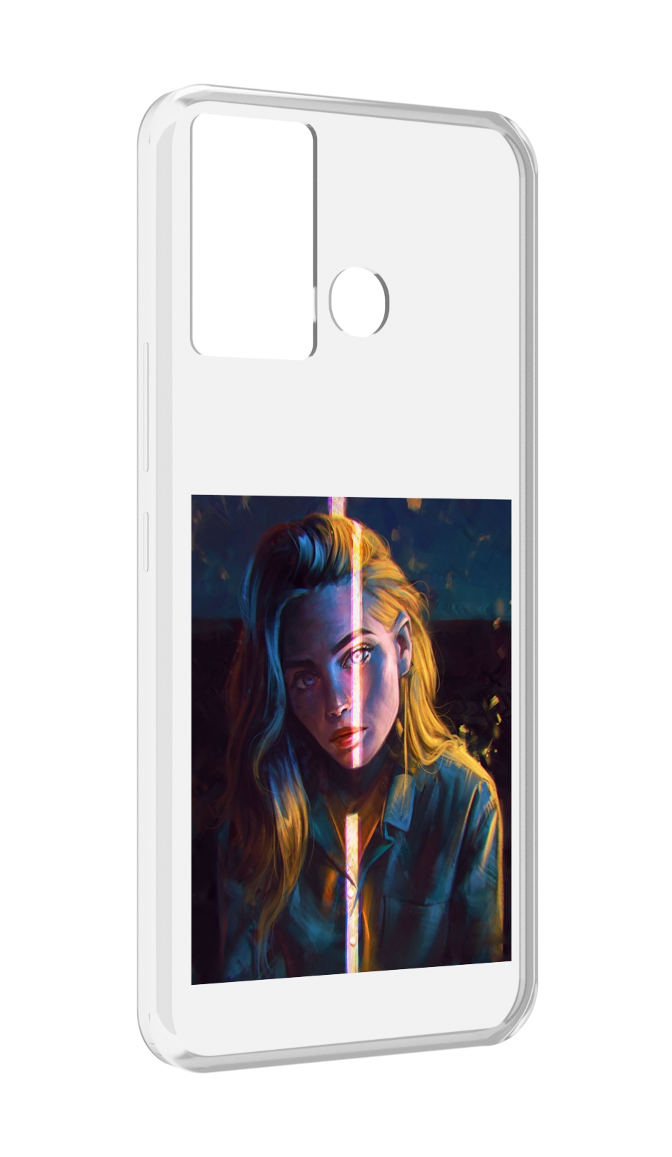 

Чехол MyPads девушка-в-тени для Infinix Hot 12 Play, Прозрачный, Tocco