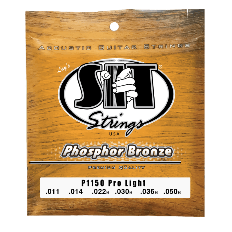 Струны для акустической гитары SIT Strings P1150 Phosphor Bronze Pro Light 11-50