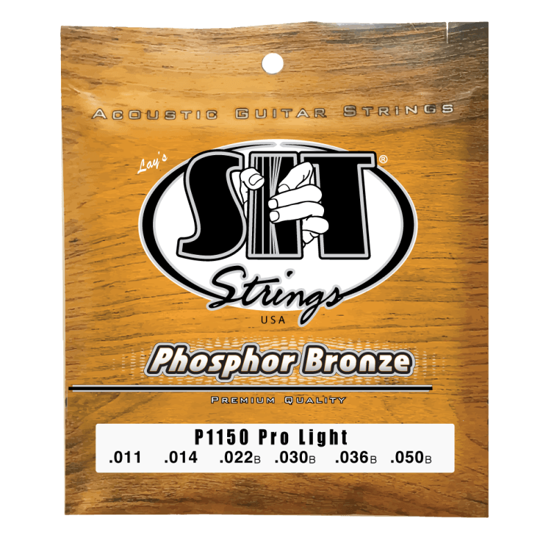 Струны для акустической гитары SIT Strings P1150 Phosphor Bronze Pro Light 11-50 1650₽