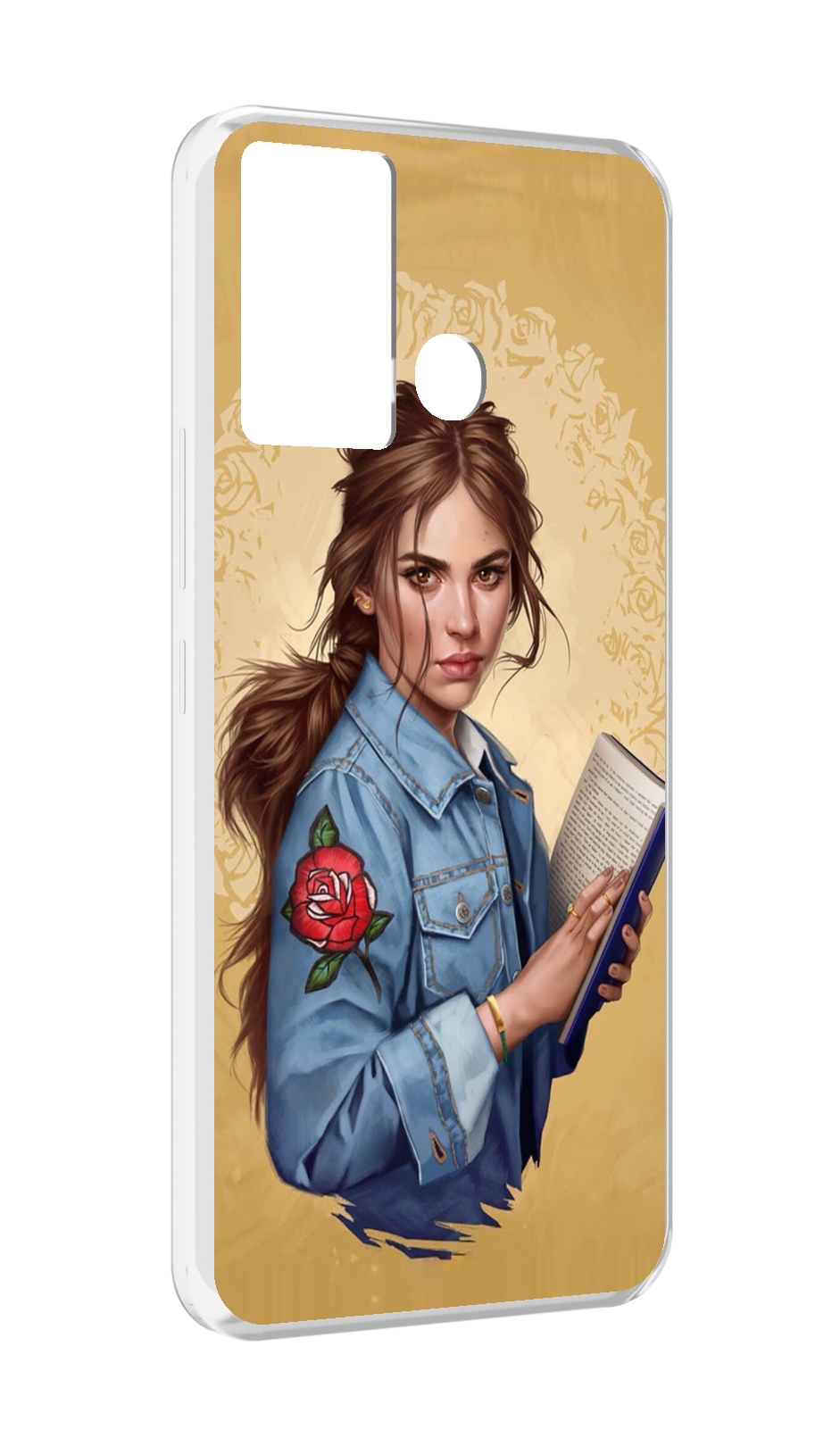 

Чехол MyPads девушка-в-бежевом-фоне для Infinix Hot 12 Play, Прозрачный, Tocco