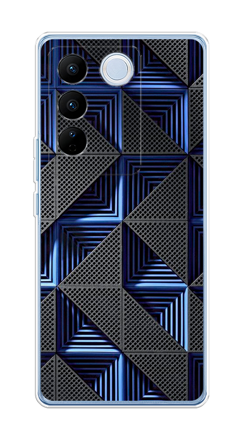 

Чехол на Vivo V27/V27 Pro "IBM", Серый;синий, 268450-3
