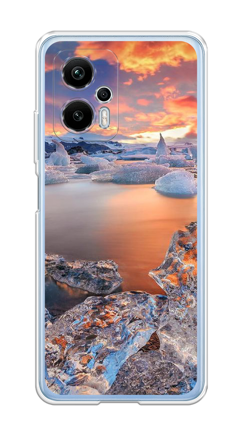 фото Чехол на xiaomi redmi note 12t pro "ледники" case place