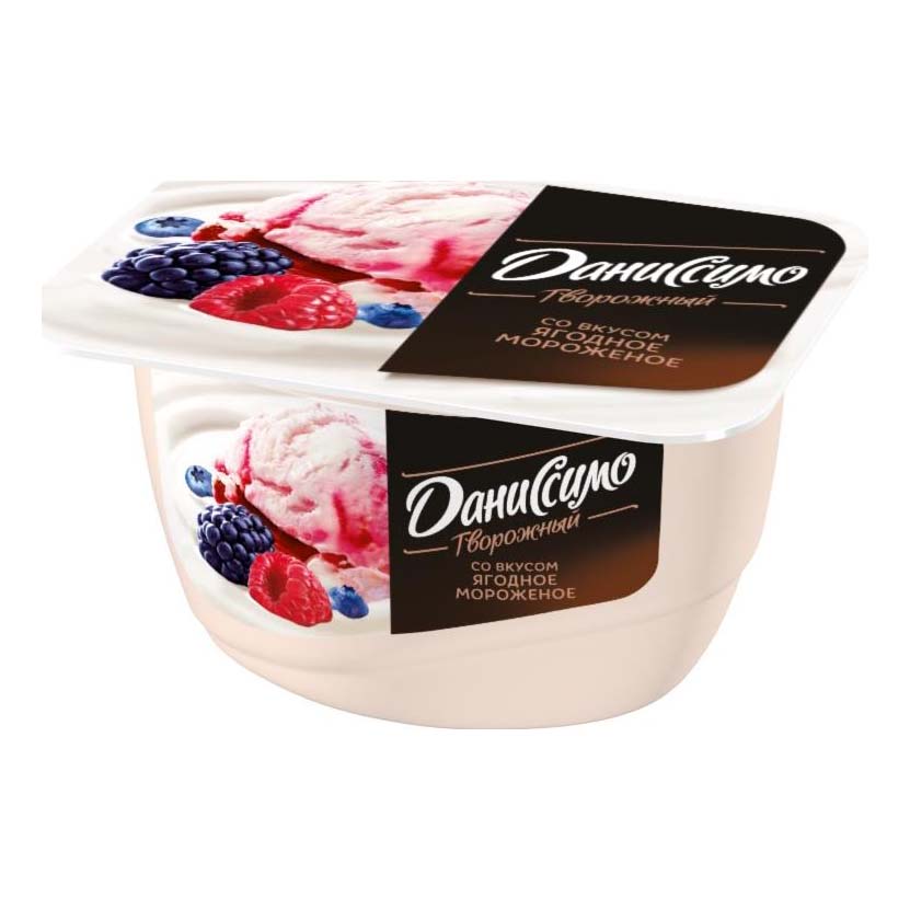 

Десерт Danone Даниссимо ягодное мороженое бзмж