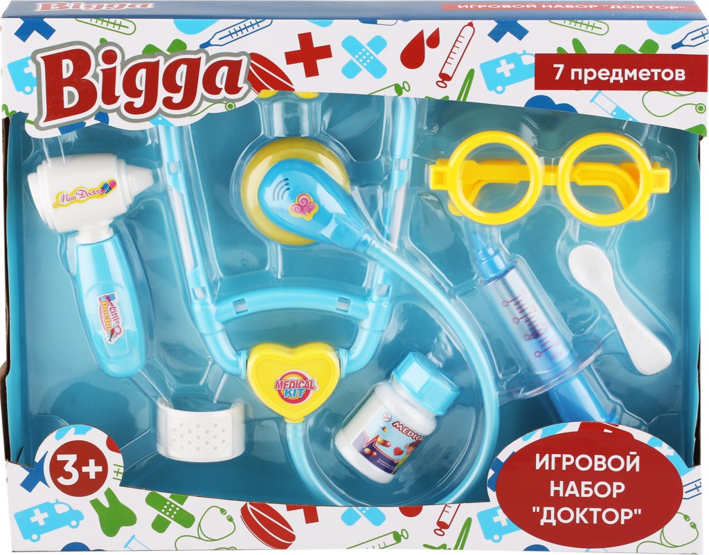 фото Игровой набор доктор bigga 6 предметов