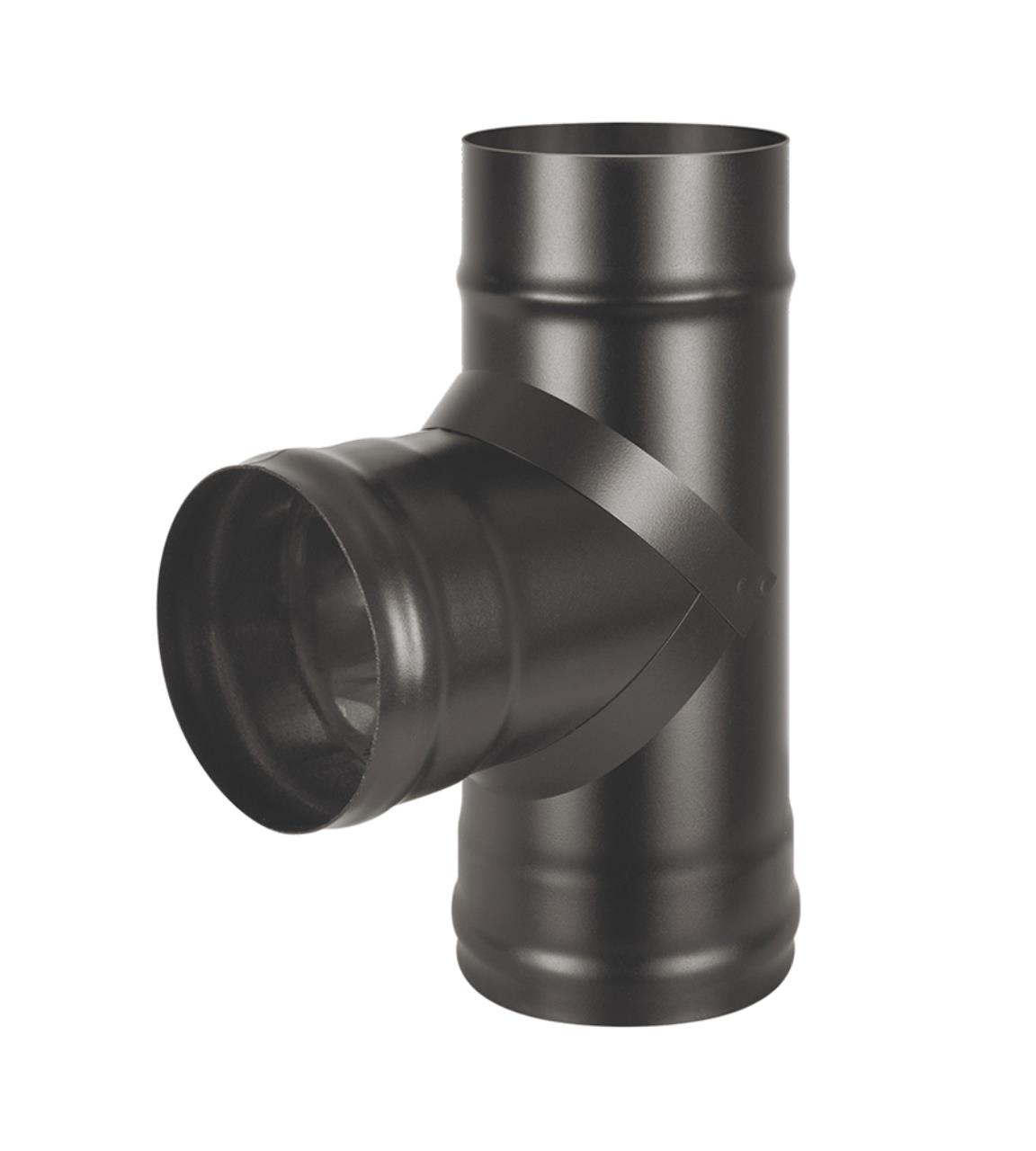 

Тройник BLACK (AISI 430 0,5мм) 90x (115), Черный