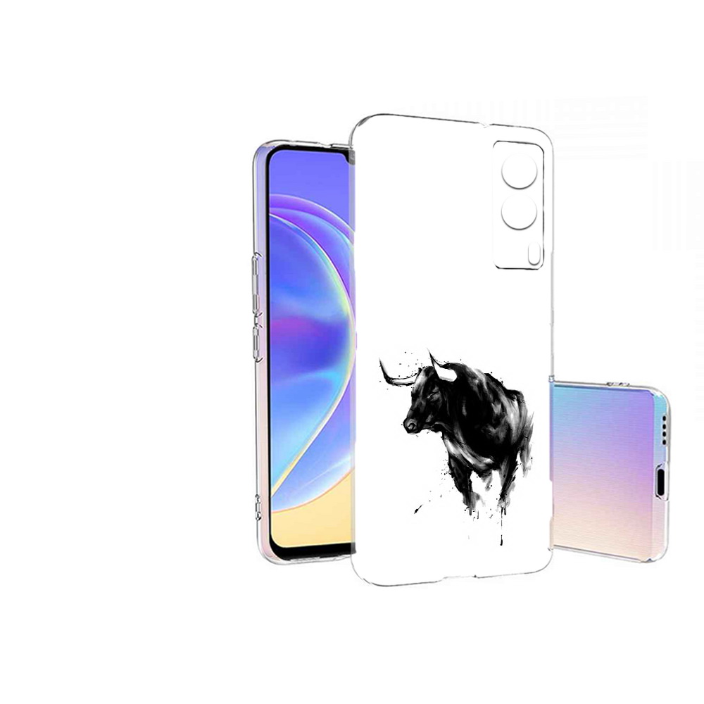 

Чехол MyPads Tocco для Vivo V21E бык (PT161736.380.254), Прозрачный, Tocco