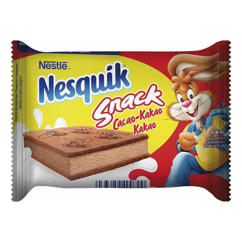 

Пирожное Nesquik Nestle с какао и молочным кремом 26 г