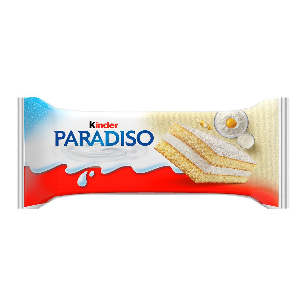 Пирожное бисквитное Kinder Paradiso с молочной начинкой и вкусом лимона 29г