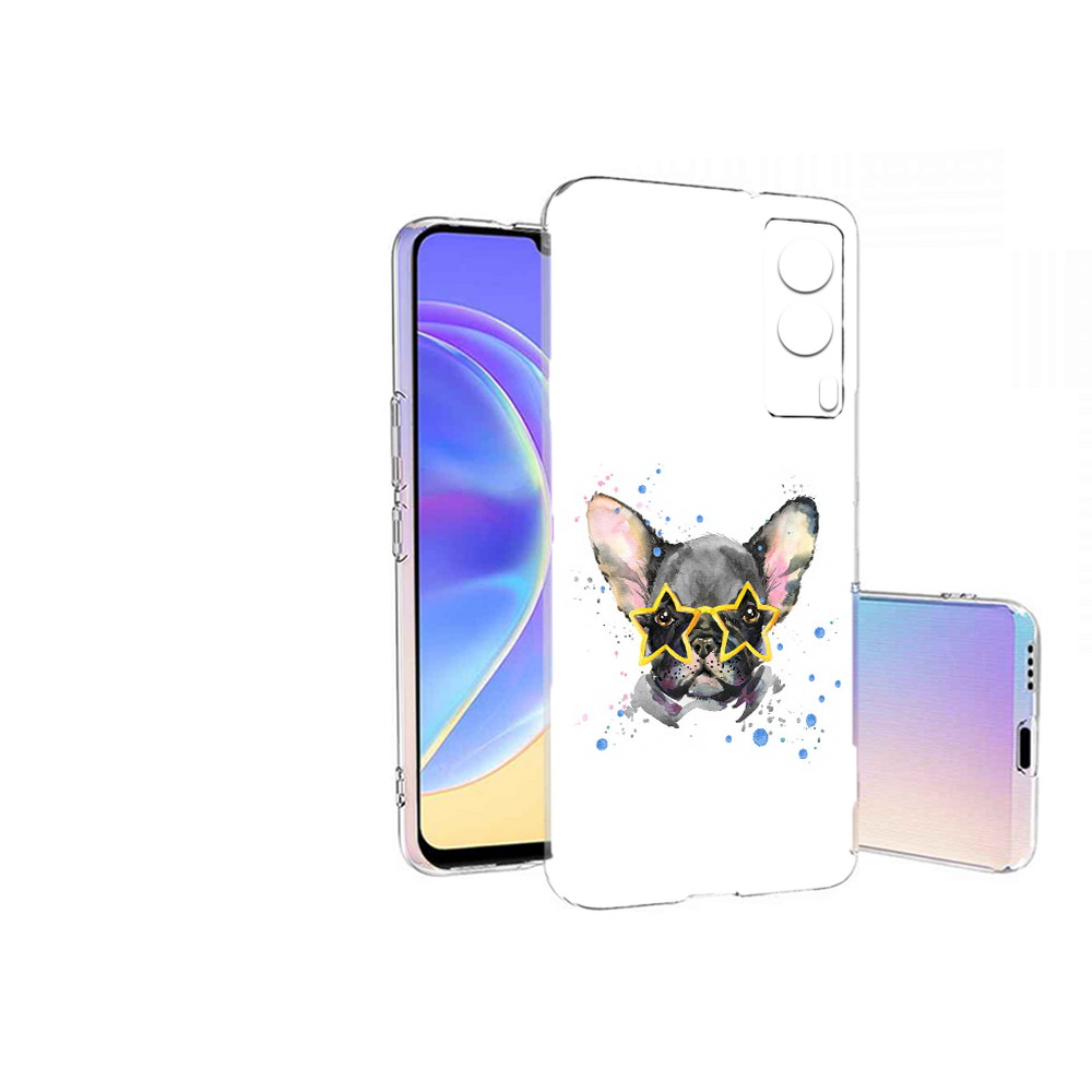 

Чехол MyPads Tocco для Vivo V21E буля в очках (PT161736.380.252), Прозрачный, Tocco