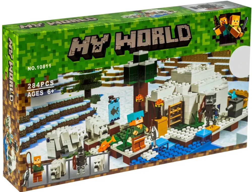 

Конструктор BELA 10811 Майнкрафт Иглу 278 деталей
