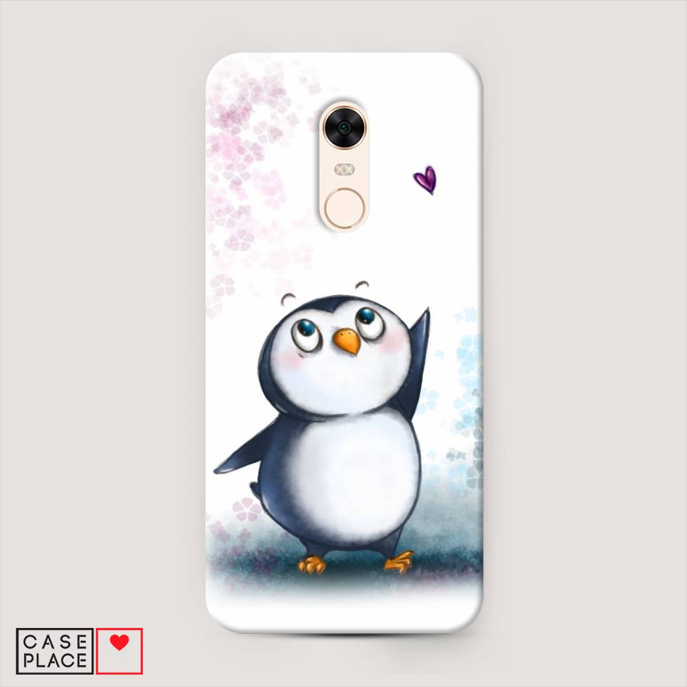 

Пластиковый чехол "Пингвин и сердечко" на Xiaomi Redmi 5 Plus, 33120-1