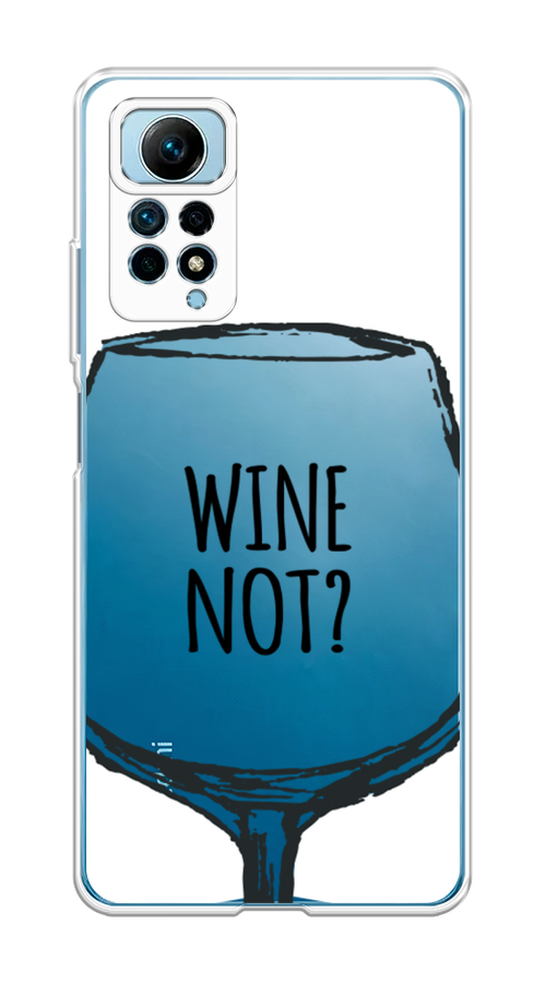 

Чехол на Redmi Note 12 Pro 4G "Wine not white", Белый, 319050-6
