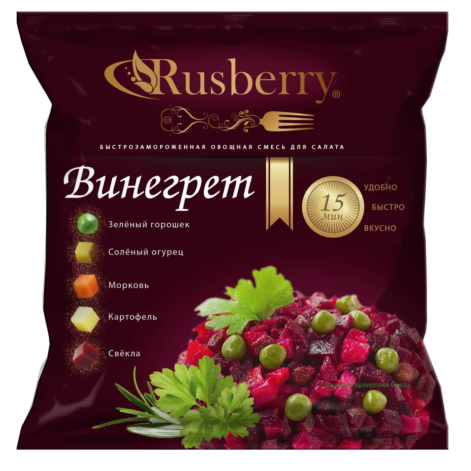 

Смесь Rusberry для салата Винегрет 370 г