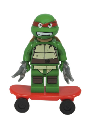 Мини-фигурка Черепашки-ниндзя Рафаэль на скейте TMNT 299₽