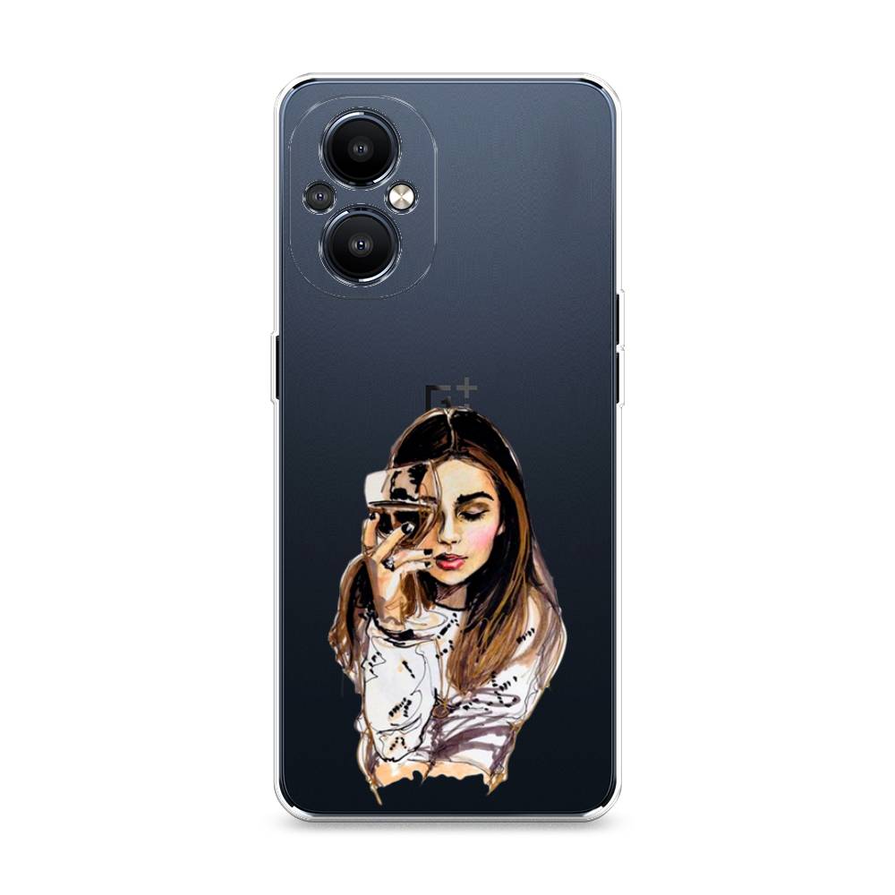 

Чехол Awog на OnePlus Nord N20 5G / ВанПлас Норд N20 5G "Девушка с бокалом", Разноцветный, 152550-7
