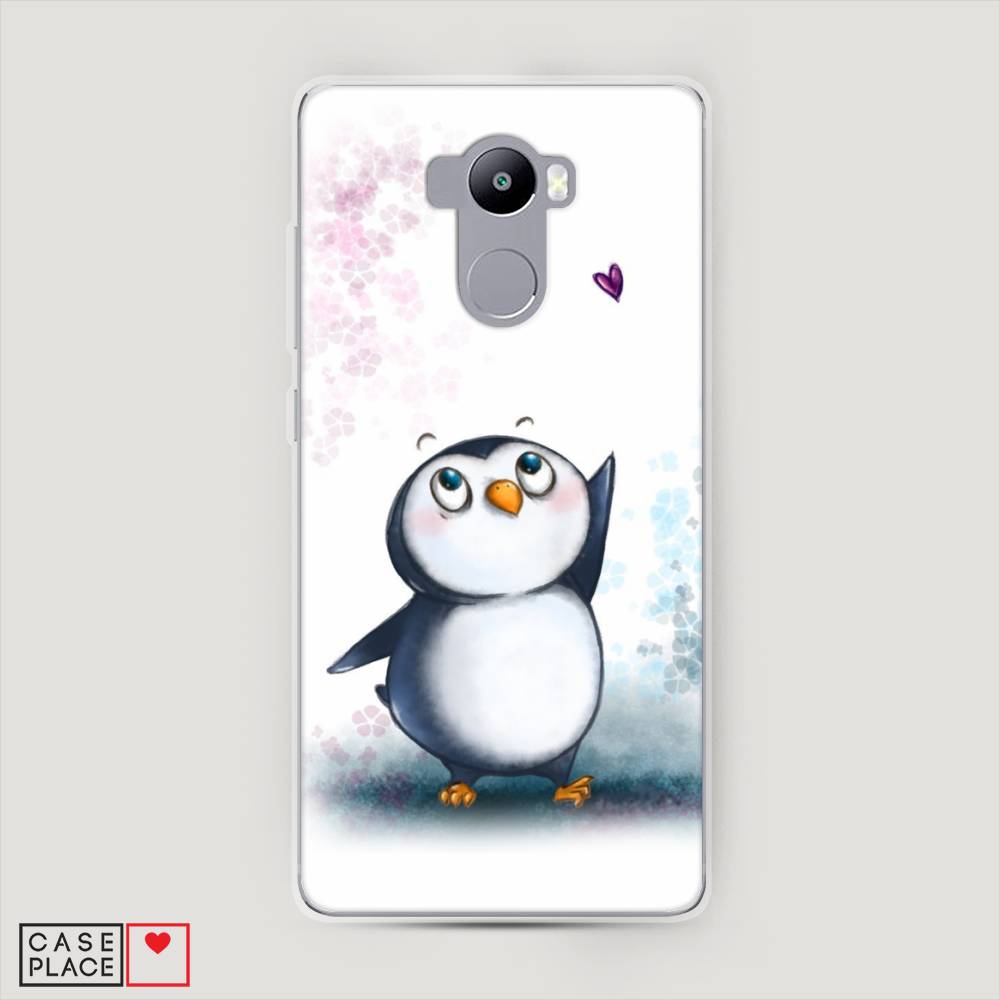 

Пластиковый чехол "Пингвин и сердечко" на Xiaomi Redmi 4
