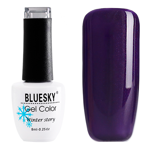 Гель-лак BlueSky Winter Story #035, 8 мл темный фиолетовый гель краска без аммиака l oreal professionnel dia light 6 11 темный блондин пепельный