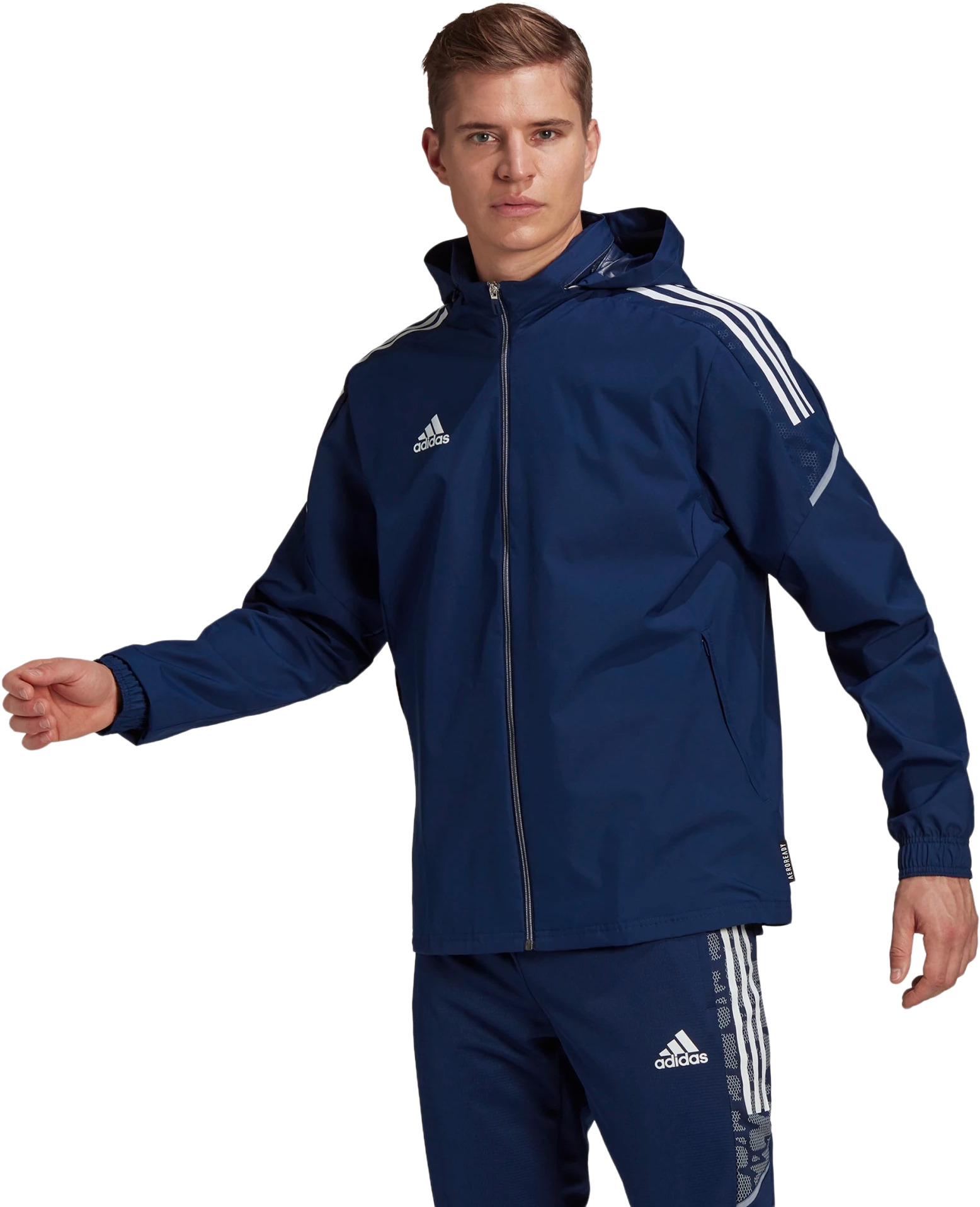

Ветровка мужская Adidas GH7177 синяя S, Синий, GH7177