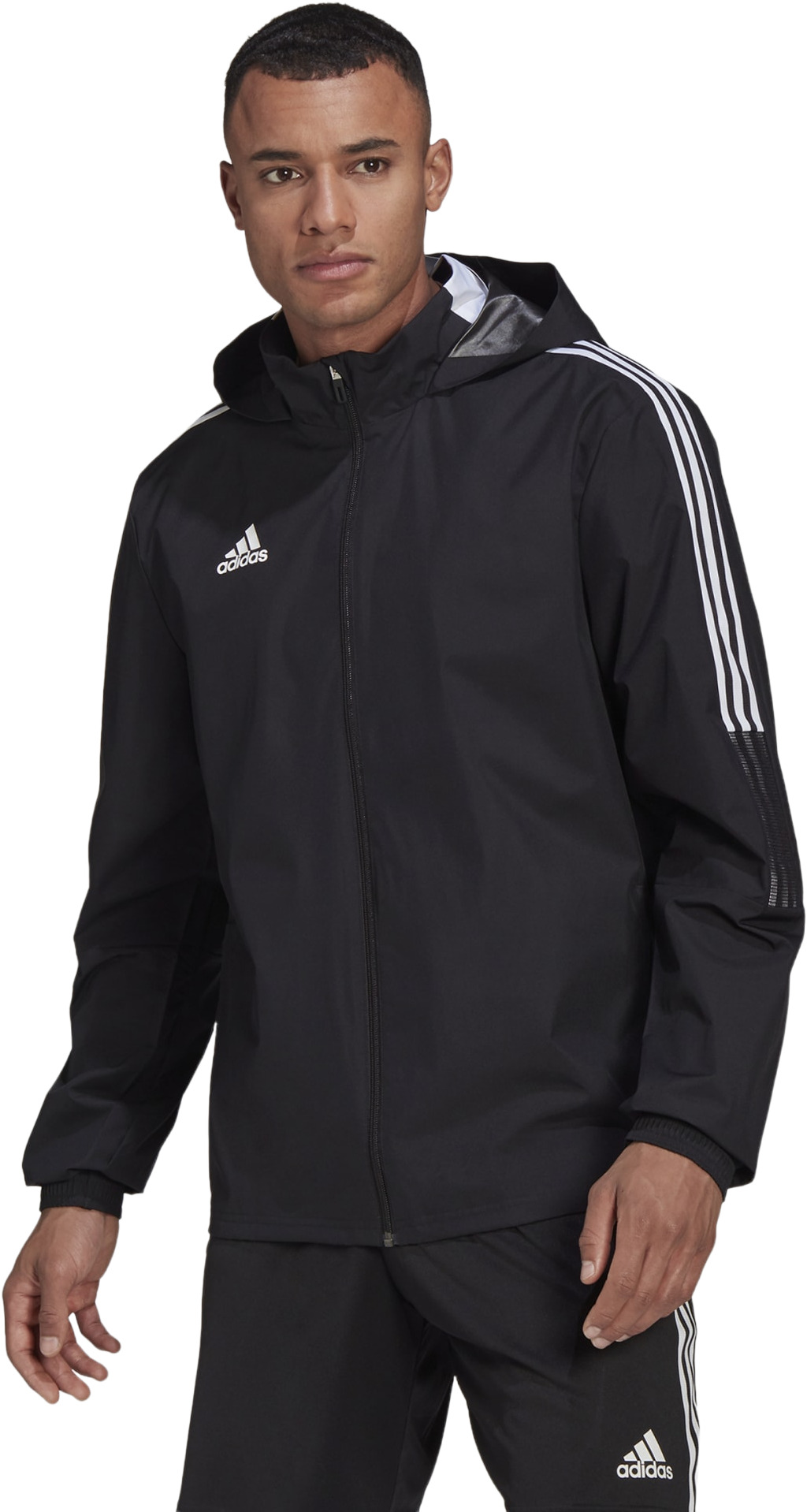 Ветровка мужская Adidas GH4466 черная XL