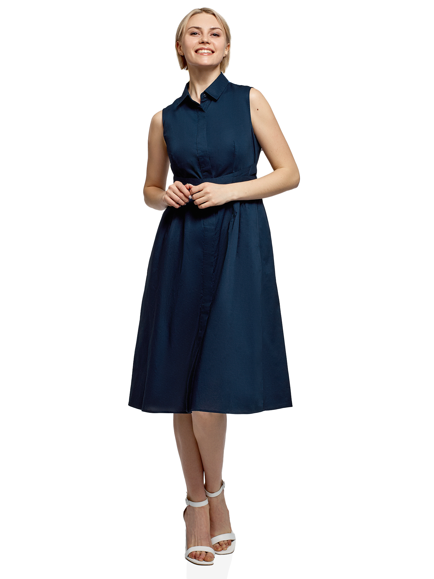 

Платье женское oodji 11913058 синее 42/170, 11913058