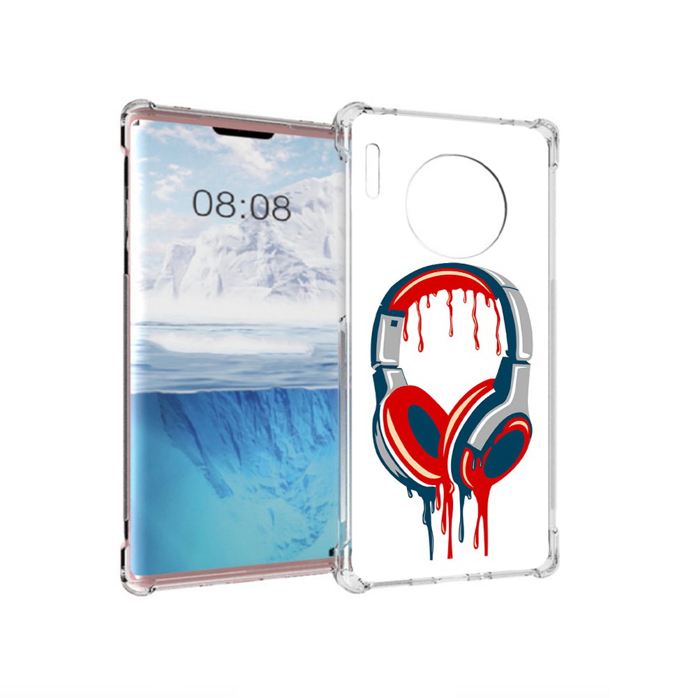 

Чехол MyPads Tocco для Huawei Mate 30 Pro не делай громко, Прозрачный, Tocco