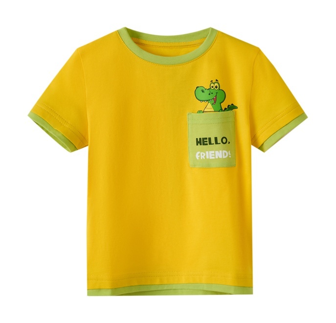 

Футболка детская Kari Kids SS24C63901024, темно-желтый, 110, SS24C63901024