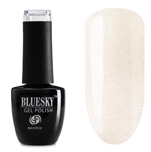 

Гель-лак BlueSky Shimmer крышечка с блестками #029, 8 мл коричнево-бежевый
