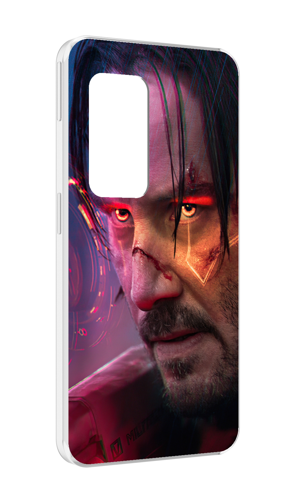 

Чехол MyPads cyberpunk 2077 Джонни Сильверхенд для UleFone Power Armor X11 Pro, Прозрачный, Tocco