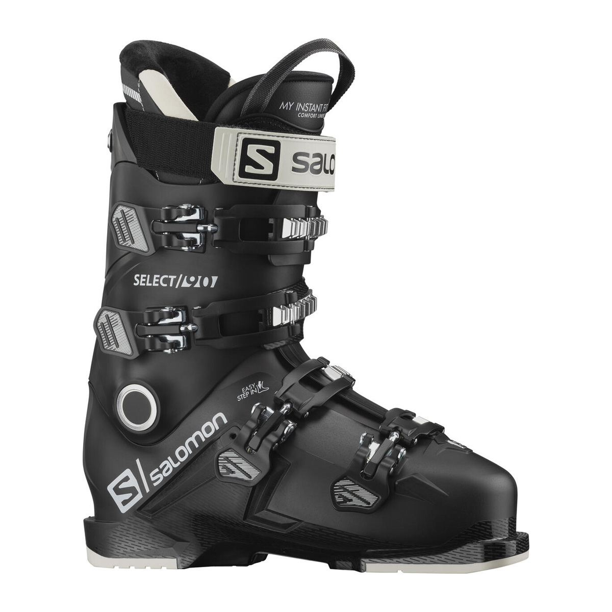 фото Горнолыжные ботинки salomon select 90 2022, black/belluga/rainy day, 26-26,5 см