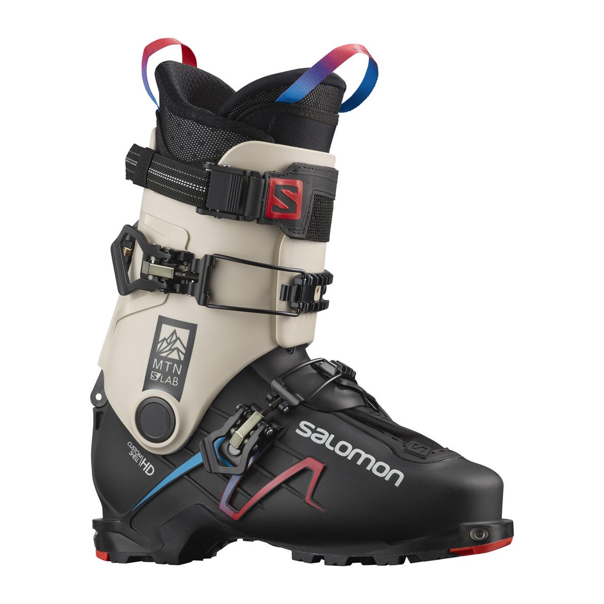 фото Горнолыжные ботинки salomon s/lab mtn 2022, black/rainy day/red, 29-29,5 см