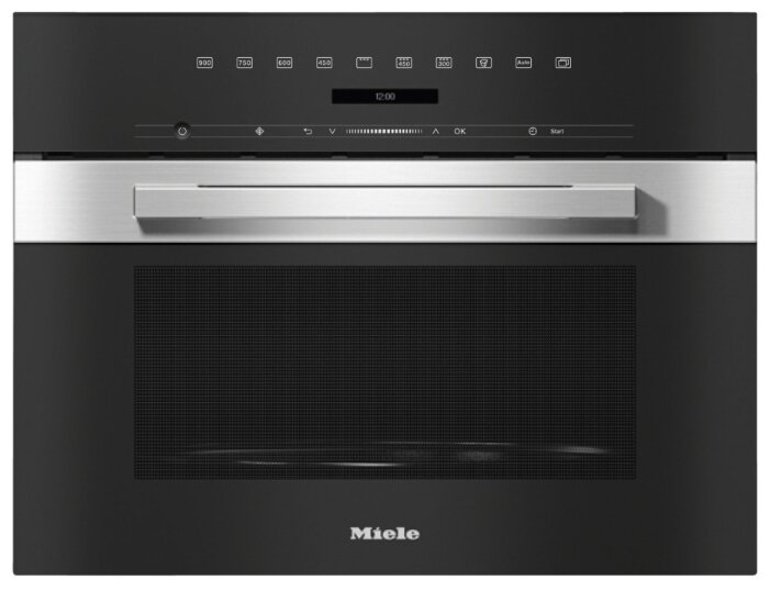 Встраиваемая микроволновая печь Miele M 7244 TC EDST/CLST черная встраиваемая микроволновая печь miele m 7244 tc edst clst черная