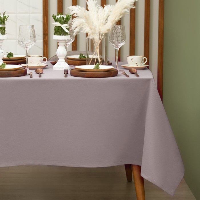 

Скатерть Этель Kitchen 150х180 см, цвет сиреневый, 100% хлопок, саржа 220 г/м2, Фиолетовый, Kitchen