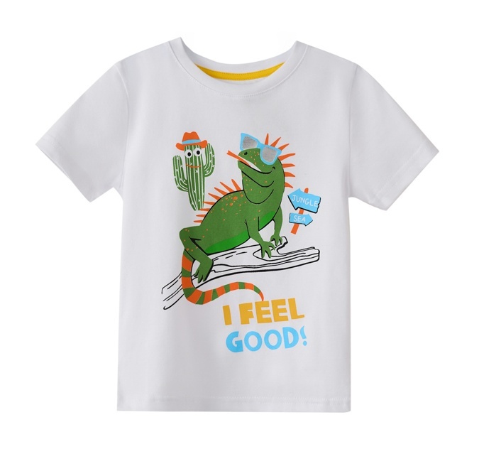 

Футболка детская Kari Kids SS24C63101024, белый, 104, SS24C63101024