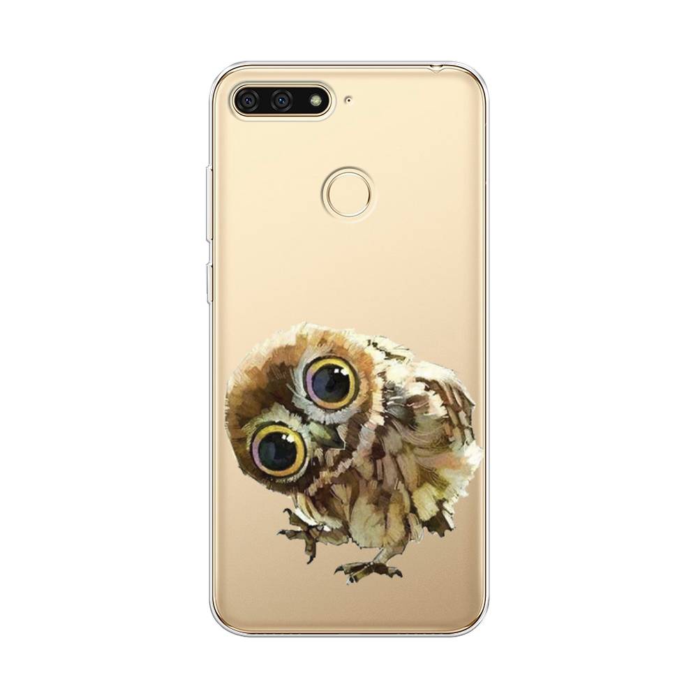 

Чехол Awog на Honor 7C "Любопытный совенок", Коричневый;белый;прозрачный, 64550-1