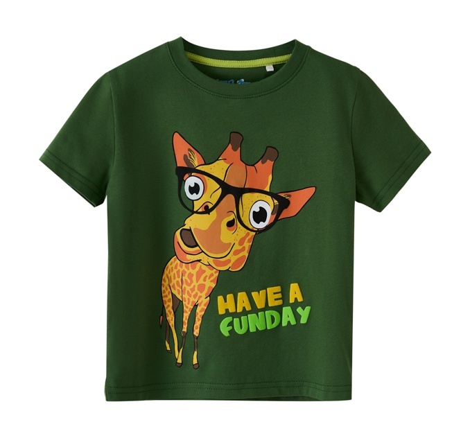 

Футболка детская Kari Kids SS24C62801024, хаки, 98, SS24C62801024