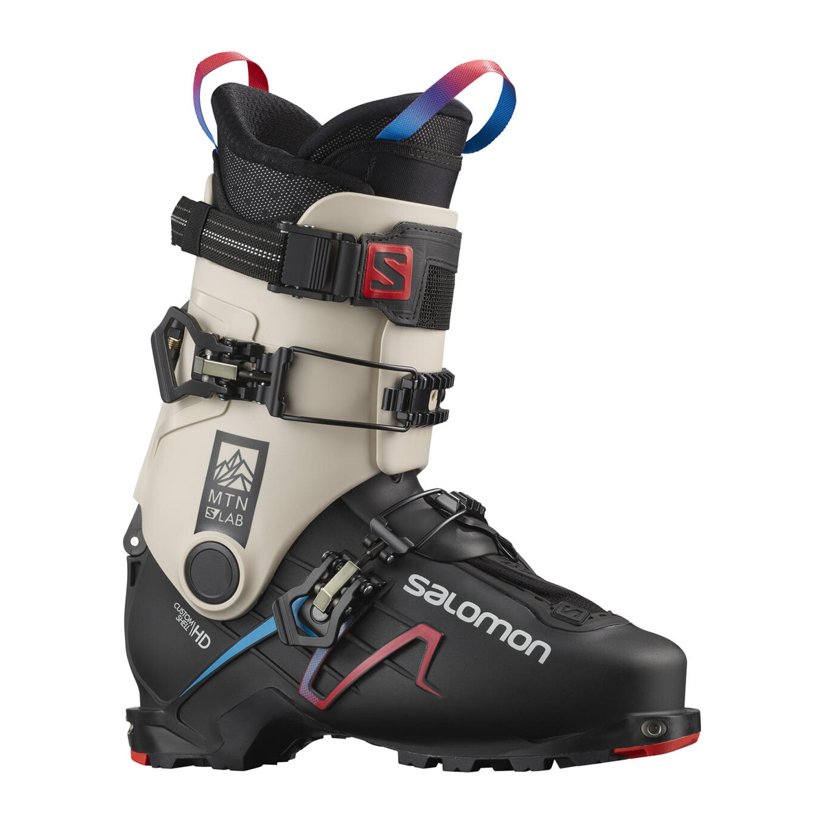 фото Горнолыжные ботинки salomon s/lab mtn 2022, black/rainy day/red, 26-26,5 см