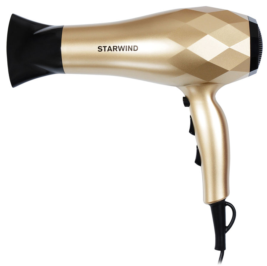 Фен STARWIND SHP8110 2000 Вт золотистый фен starwind shd 6077 2200вт графит золотистый