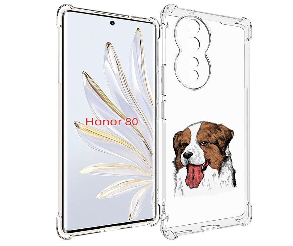 

Чехол MyPads бетховен для Honor 80, Прозрачный, Tocco