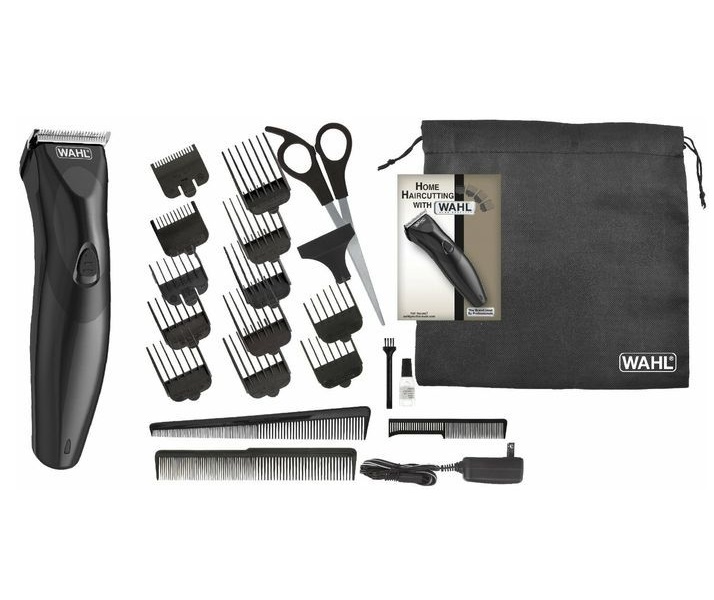 фото Машинка для стрижки волос wahl haircut & beard clipper black [9639-816]