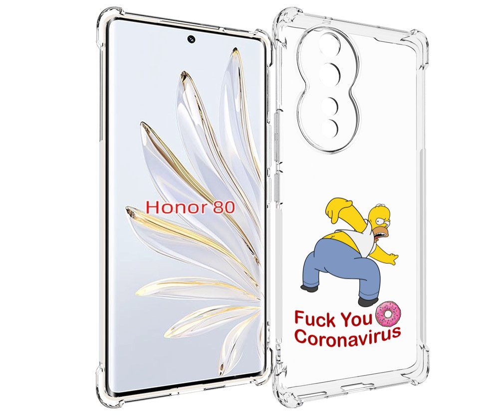 

Чехол MyPads корона-уходи для Honor 80, Прозрачный, Tocco