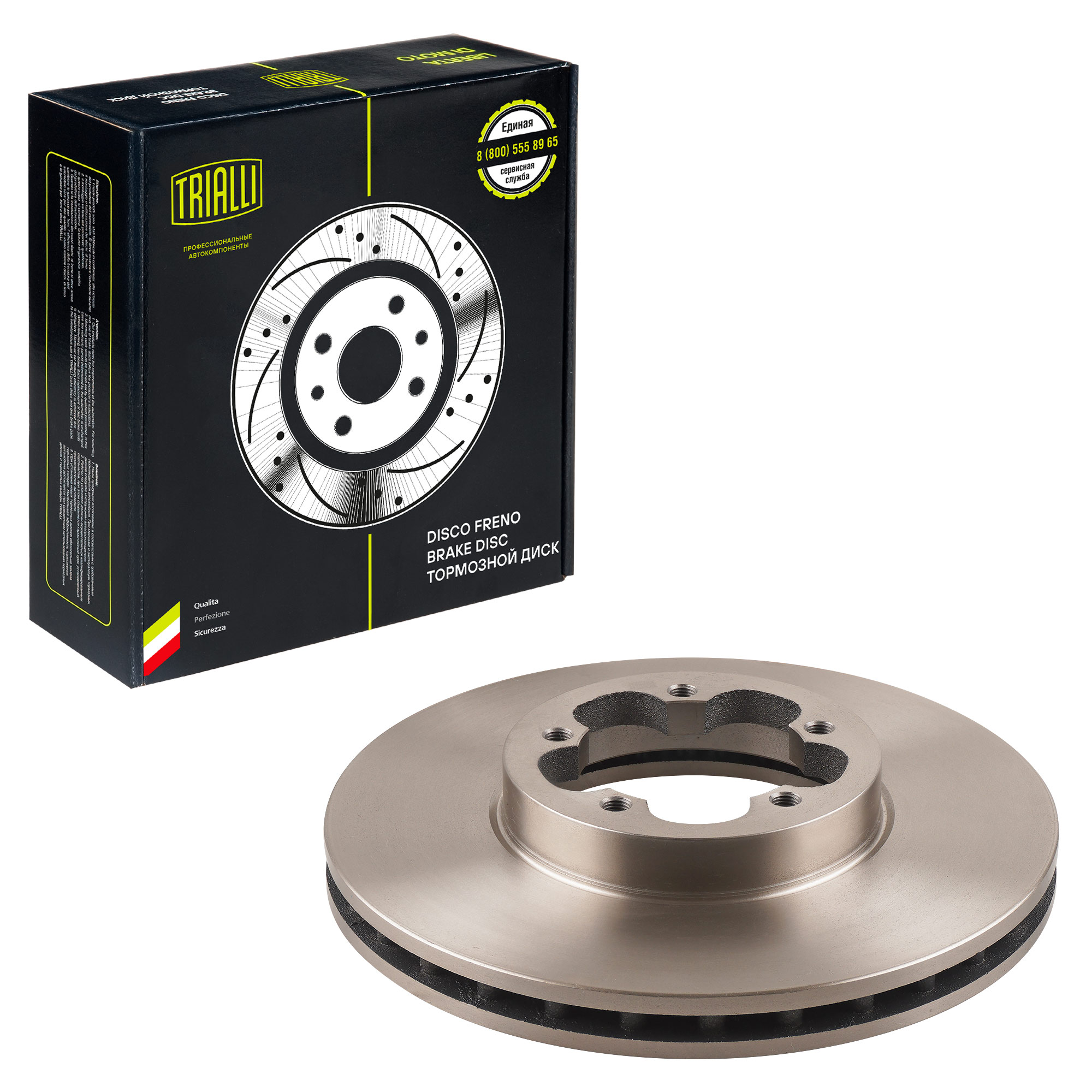 

Диск тормозной передний для Ford Transit (06-) d=300; thk=28; PCD-5/113.5 TRIALLI DF105105