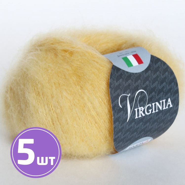 

Пряжа SEAM Virginia 31 попкорн 5 шт по 25 г, Бежевый