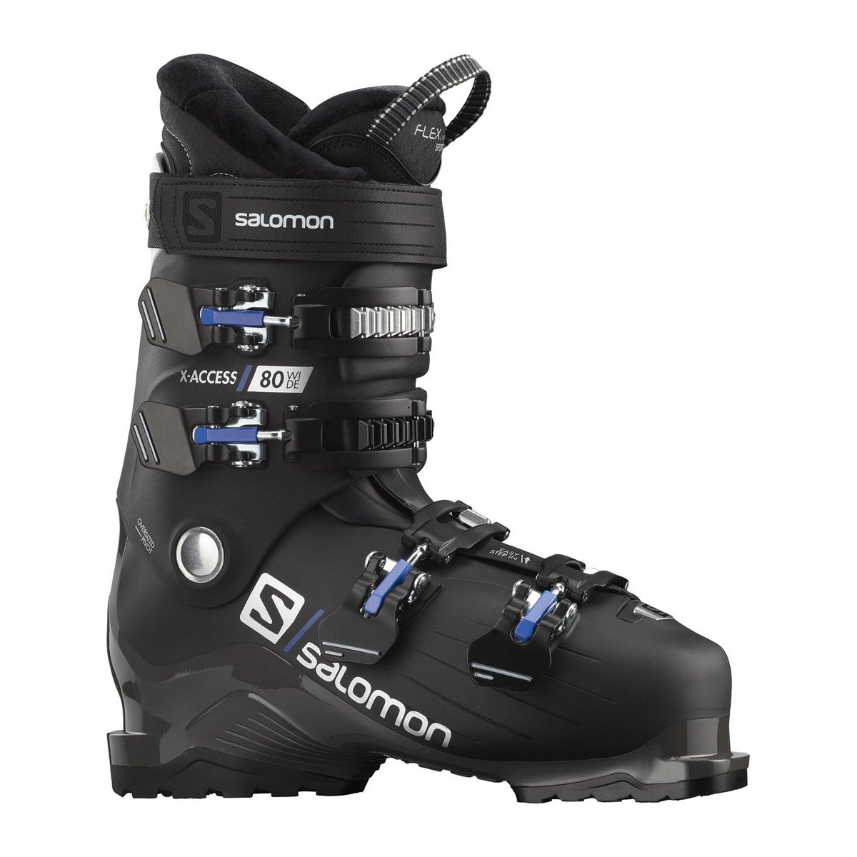 фото Горнолыжные ботинки salomon access 80 wide 2022, black/white, 30-30,5 см