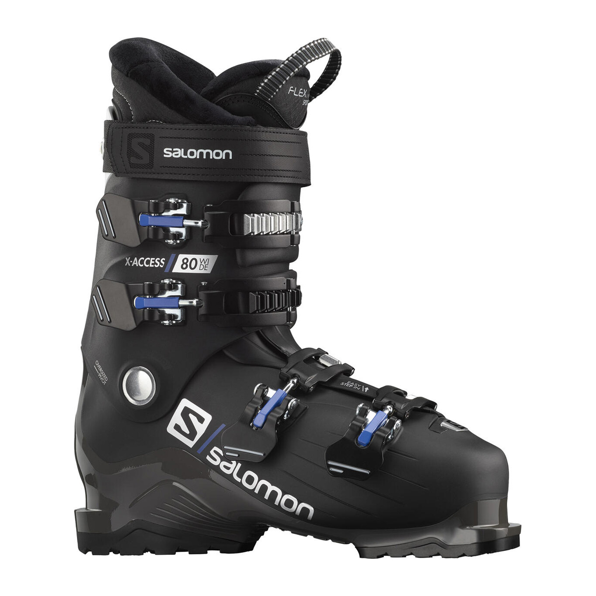 фото Горнолыжные ботинки salomon access 80 wide 2022, black/white, 25-25,5 см